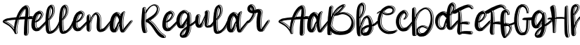 Aellena Regular font