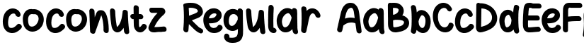 coconutz Regular font