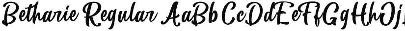 Betharie font download