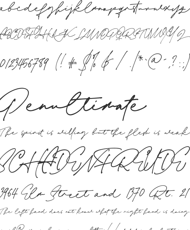 Jim Sintergate font preview
