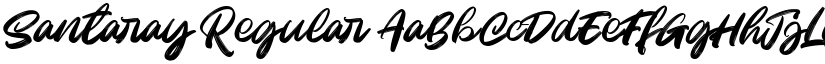 Santaray Regular font