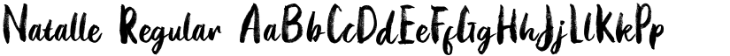 Natalle Regular font