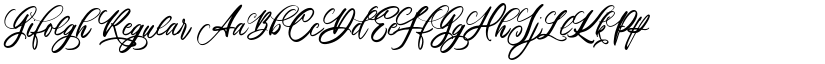 Gifolgh Regular font