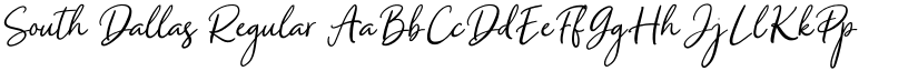 South Dallas Regular font