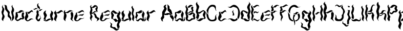Nocturne Regular font