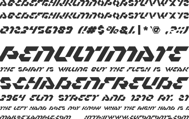 Altos font preview