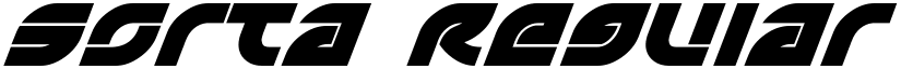 Sorta Regular font