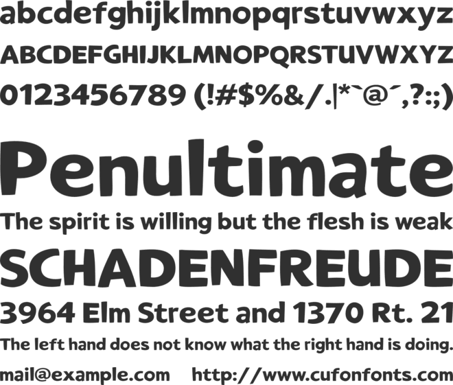 LT Crafted font preview