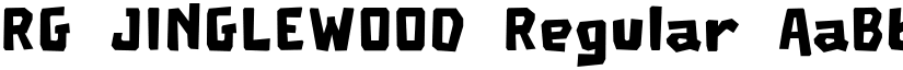 RG JINGLEWOOD Regular font