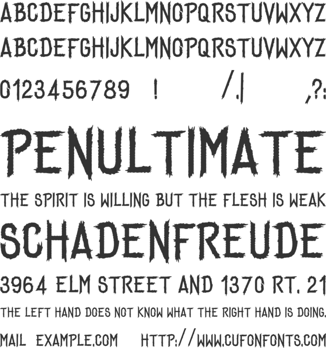 HyperFlufyBrush font preview