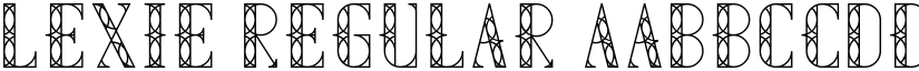 Lexie Regular font
