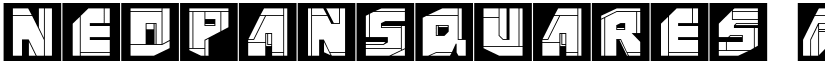 NeoPanSquares font
