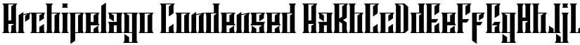 Archipelago Condensed font