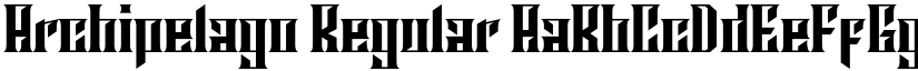 Archipelago Regular font