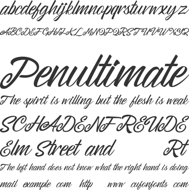 Cobalta Free Font font preview