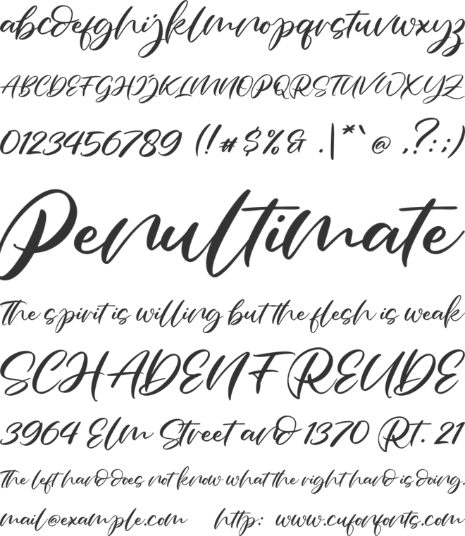 parahyang font preview