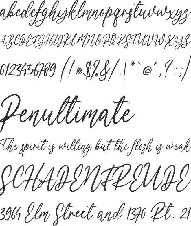 Sweetfrance font preview