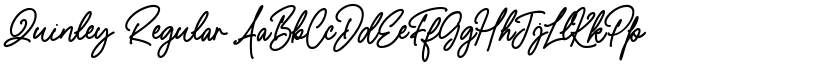Quinley Regular font