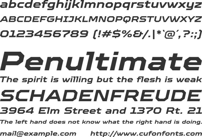 TTOctosquaresExp-BoldIt font preview