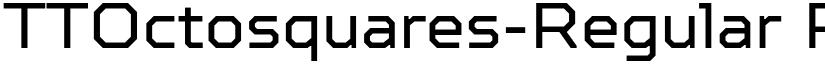 TTOctosquares-Regular Regular font