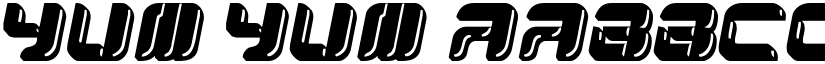 YUM YUM font