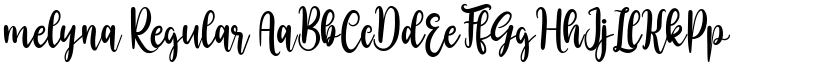 melyna Regular font