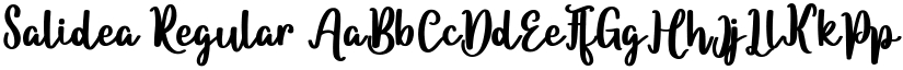 Salidea Regular font