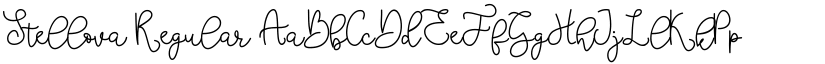 Stellova Regular font
