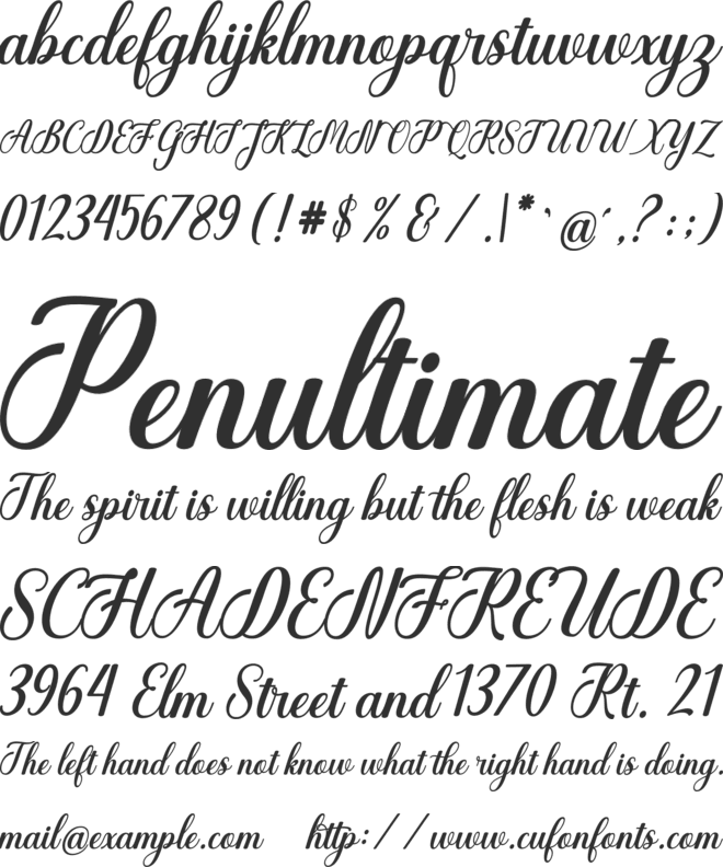 Christmas Glooves font preview
