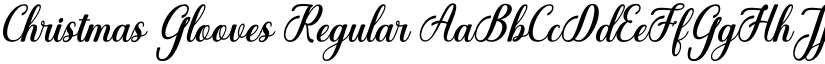Christmas Glooves Regular font