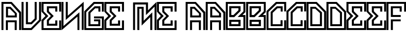 AVENGE ME font