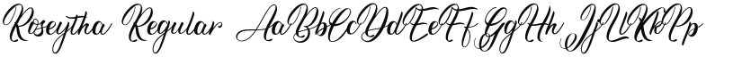 Roseytha font download