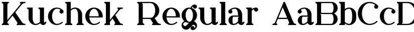Kuchek Regular font