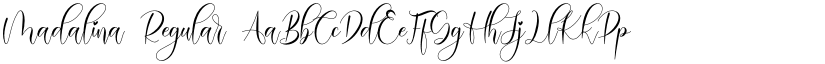 Madalina Regular font