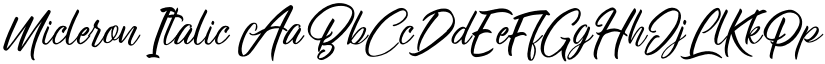 Micleron font download