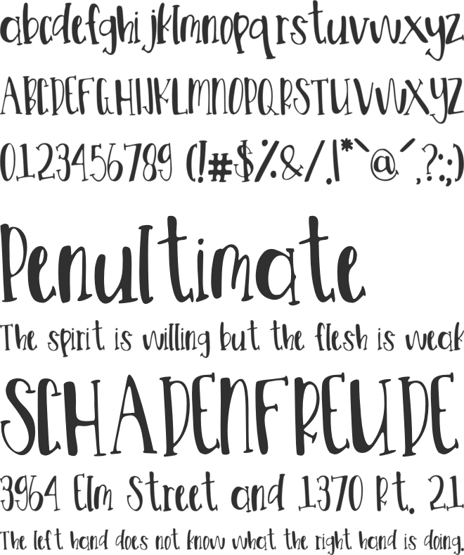 Better font preview
