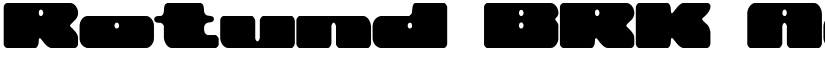 Rotund BRK font