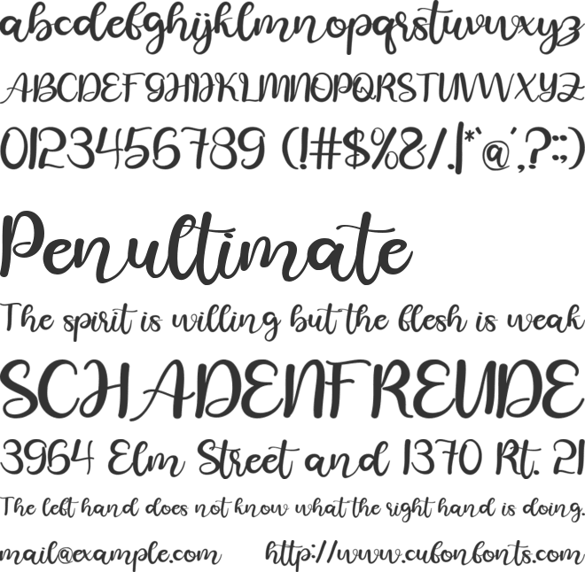 eighteen seventy font preview