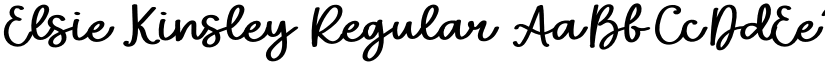 Elsie Kinsley Regular font
