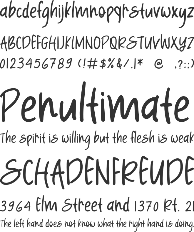 SpecialBlackletter font preview