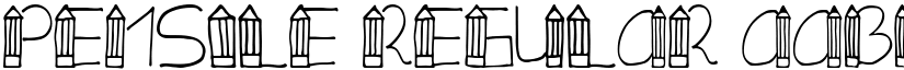PENSILE Regular font