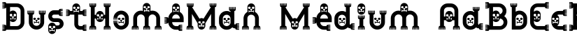 DustHomeMan Medium font