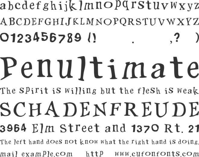 Positions By Arixbored font preview