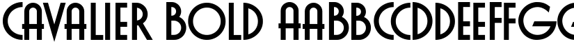 Cavalier Bold font