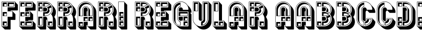 Ferrari Regular font