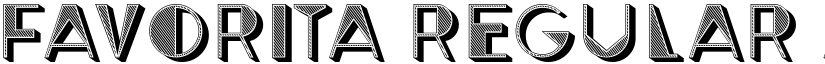 Favorita Regular font