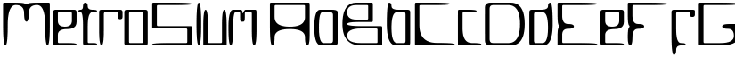 MetroSlum font download