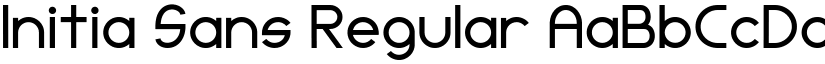 Initia Sans Regular font