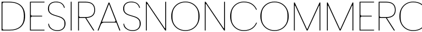 DesirasNonCommercial Regular font
