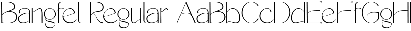 Bangfel font download